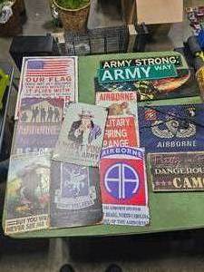 Various Military Signage