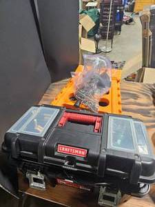 Step Stools, Mallet, Drill Bit Sets, Craftsman Tool Kit, Craftsman Multi Tool (electric untested)