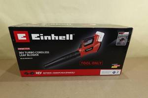 lot 4 image: Einhell 36V Turbo Cordless Leaf Blower -Tool Only
