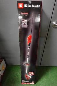 lot 6 image: Einhell 18V Cordless Telescoping Pole Hedge Trimmer