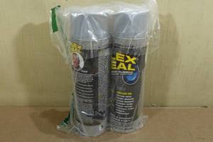 lot 140 image: 2 Flex Seal Liquid Rubber Spray -Gray