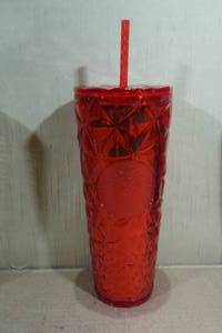 lot 154 image: Starbucks 24oz Tumbler -Red