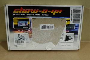 lot 158 image: Show-N-Go Manual Retractable License Plate