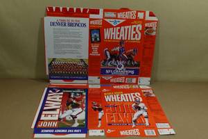 lot 180 image: Wheaties Boxes - Unreleased Broncos Super Bowl Error