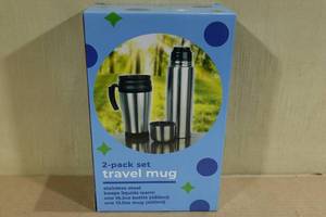 lot 230 image: 2-Pack Travel Mug Set