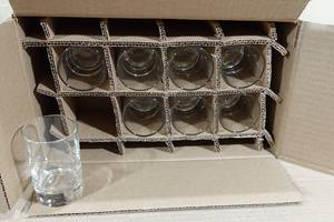 lot 236 image: 8 Libbey Heavy Base Juice Glasses 5.5oz