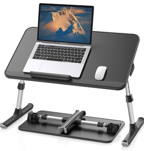 lot 120 image: Saiji Laptop Bed Tray Table Medium Black