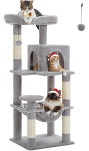 lot 134 image: Muttros Multi Level Cat Tower -Gray