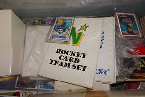 lot 182 image: Assorted Sports Cards -North Stars, Twins