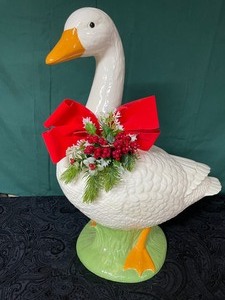 lot 85 image: 24 Tall Ceramic Goose