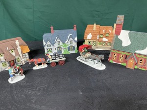 lot 101 image: Dept 56 Dickens Oliver Twist & Other Houses