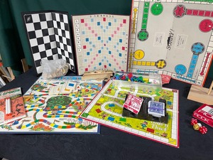 lot 233 image: Classic Games Boards and Pieces to Play the Games