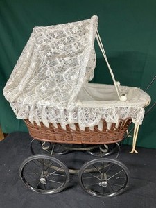 lot 234A image: Vintage Childhood Doll Buggy
