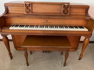 lot 178 image: Story & Clark Upright Piano With Bench