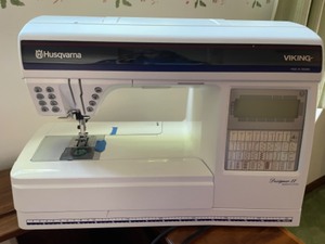 lot 3 image: Husqvarna Viking Designer II Embroidery Sewing Machine