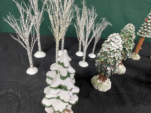 lot 102 image: Dept 56 Tree Collection