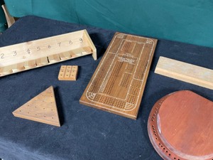 lot 234 image: Fabulous Cribbage Boards and Homemade Classics