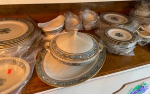 lot 69 image: Beautiful 12-Place Settings of Autumn Lenox China Collection and Serving Pieces