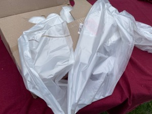 lot 245 image: 5 Rolls of Plastic Bags 38x58