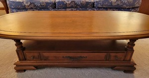 lot 31 image: Coffee Table by Birch Manor with a drawer