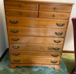 lot 8 image: Solid Maple Dresser by Forest