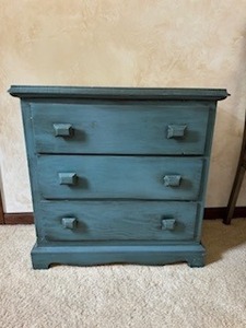 lot 50A image: Night Stand or Small Hand Crafted Dresser with Great Storage