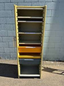 lot 7 image: Herman Miller Roll Down Front Multi-Drawer Supply Storage Cabinet - Works Great