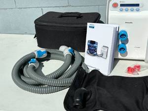 lot 41 image: WOW MSRP $8000 inCourage Airway Clearance Therapy By RespirTech WCarrying Bag. Hoses, Large Size Chest Wrap For&nbspBronchiectasis, Cystic Fibrosis, COPD, ICUPost-Op Setting, MD  Like New