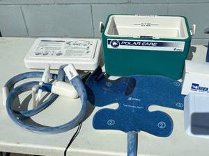 lot 44 image: Lot of 2 Cold Therapy Compression Systems (Bregg and EBice) - Good Condition