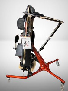 lot 1 image: WOW MSRP $5000 Fully Loaded Rifton Special Needs Child Young Adult Tilting Prone Stander With Tray Size Large -&nbspUsers From 44 to 72 Tall and Up To 200lbs&nbspWeight Capacity - Like New Condition - Just A Couple Scuffs On The Base Frame