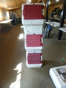 lot 47 image: 3 Blitz Stack-N-Stor Food Bins