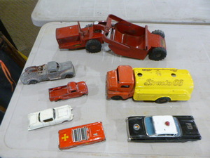 lot 95 image: Vintage Toy Trucks
