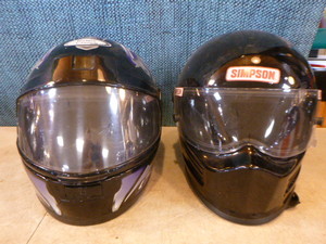 lot 176 image: 2 Full Face Riding Helmets