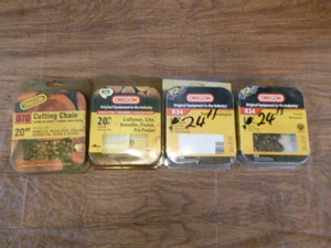 lot 222 image: 4 Oregon Chain Saw Chains