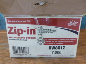 lot 263 image: Malco Zip-In Self Piercing Screws
