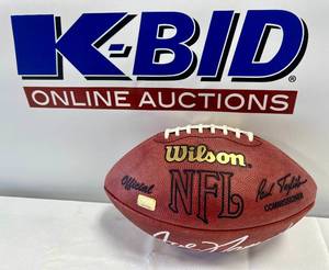 lot 3 image: Joe Namath Signed Super Bow III MVP Football, Inscribed X12 with Gridiron Authentics COA and Custom Case - Wilson Official NFL Ball - New York Jets