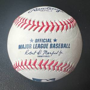 lot 21A image: Jim Kaat Signed Baseball Rawlings Official MLB Manfred Jr. Ball - Minnesota Twins Autograph