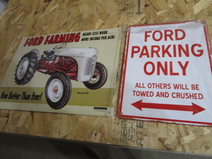 Ford Tractor Signs