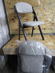 Padded Wooden Folding Chairs