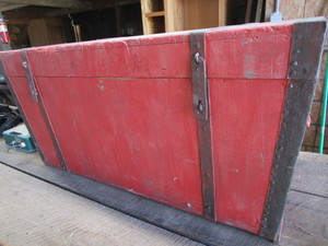 Antique Wooden Trunk