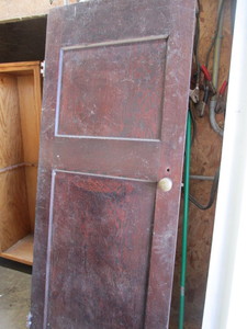Antique Wooden Door Slab