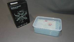 lot 11 image: Round  Mini Ice Cube Trays,104x3PCS Small Ice Cube 3 Pack   Bin & Ice Scoop