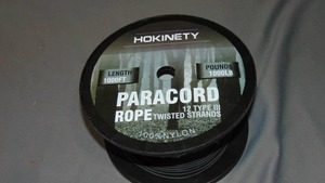 lot 24 image: Hokinety Paracord Rope 1000Ib - 500ft 4mm 12 Strand para Cords