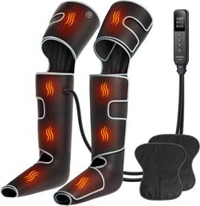 lot 17 image: CINCOM Leg Massager with Heat, Air Compression r Circulation, Full Leg  3 Heats 3 Modes 3 Intensities Sequential Compression Device
