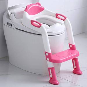 lot 36 image: Potty Training Toilet Seat,Kids Stool  Pink