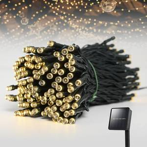 lot 42 image: 6 Pack Lot Solar String Lights for Outside, 200 Led Solar String Lights Outdoor Waterproof (Warm White)