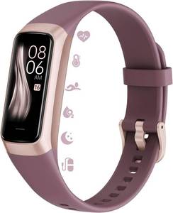 lot 64 image: Fitness Watch 1.10 AMOLED Color Display Smart Watches IP67 Waterproof Step Counter Watch with Heart RateBPSPO2Sleep Monitor Fitness Tracker for Sports Calories Activity Tracker for Android iOS