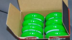 lot 180 image: VXT500 Inline Skate Wheels (8-Pack) Indoor Outdoor- Intended for Roller Blade Wheel Replacement