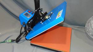 lot 215 image: 15x15 High Pressure Heat Press Machine for T Shirts, Digital Industrial Sublimation Printer for Heat Transfer Vinyl