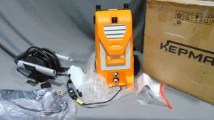lot 219 image: Kepma Electric Pressure Washer Powered on Very Used